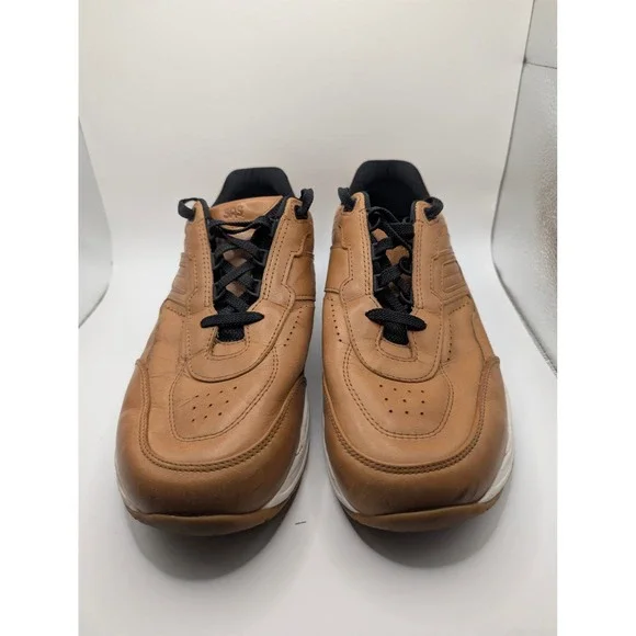 SAS Walking Shoes Mens 13 W Tan Journey Mesh Leather Lace Up Comfort Sneakers - Picture 2 of 6